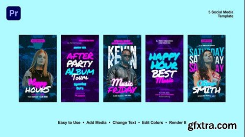 Videohive Night Party Instagram Stories 54886152