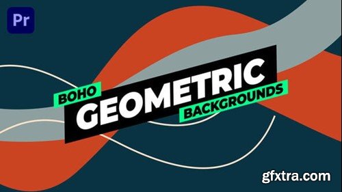 Videohive Boho Geometric Backgrounds 54885679