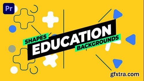 Videohive Shapes Education Backgrounds 54885670