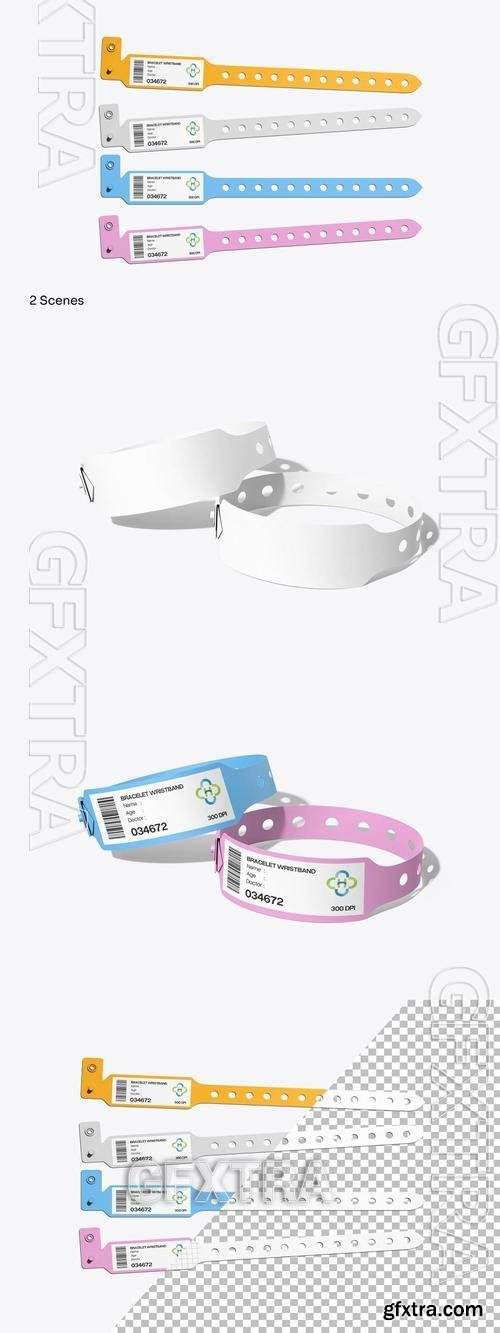 Medical Wristband Mockup EX47BVU