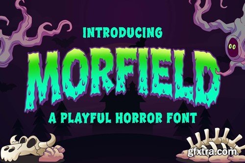 Morfield a Playful Horror Font TRFZCQ4