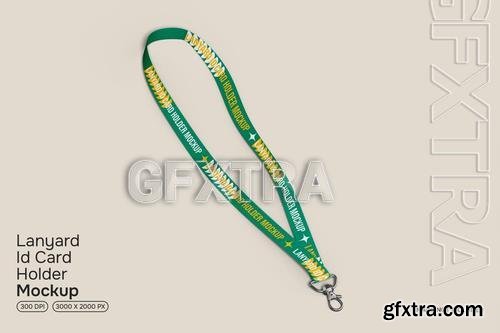 Lanyard Id Card Holder Mockup BFLDSHG