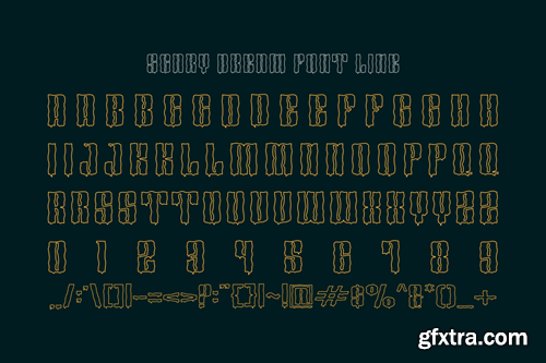 Scary Dream - Halloween & Horror Font BXUS9N9