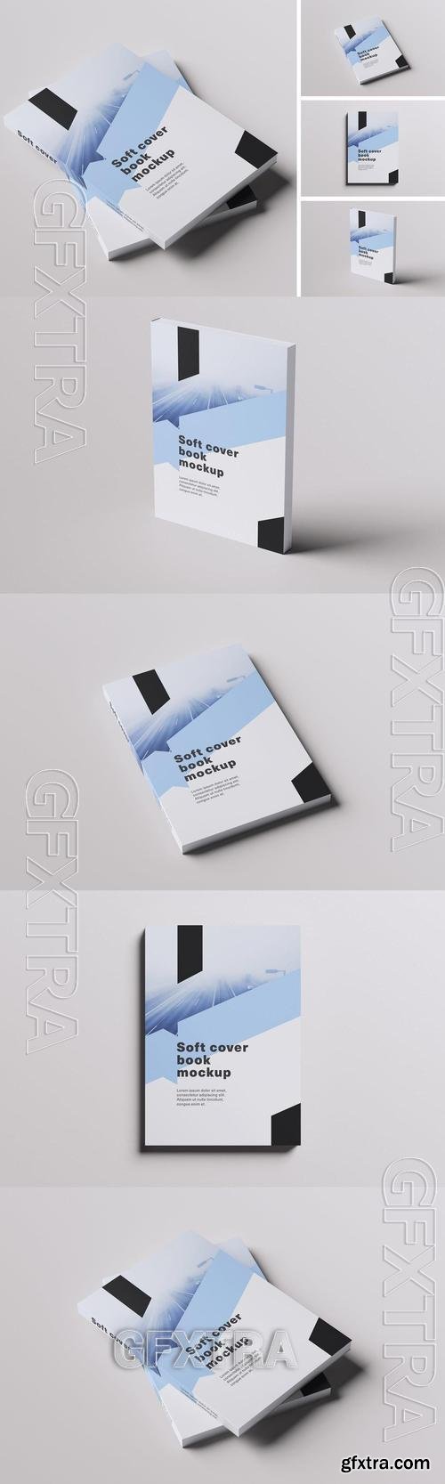 Soft Cover Book Mockup QV533BR