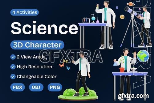 Science 3D Character WGX7WP9