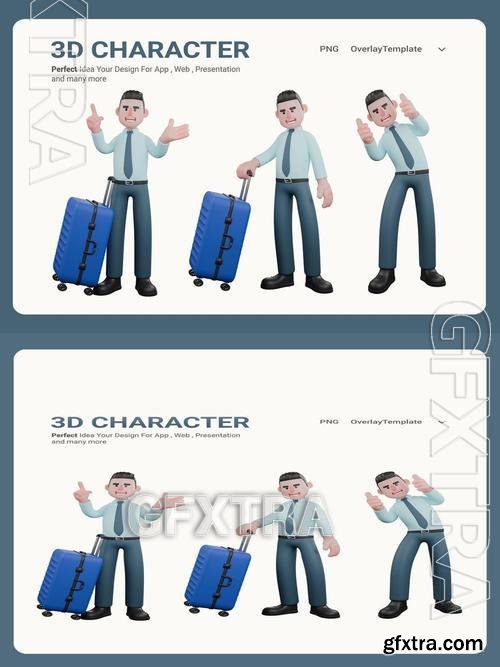 High-Quality Finance 3D Cartoon Illustration 6QQZ99Y