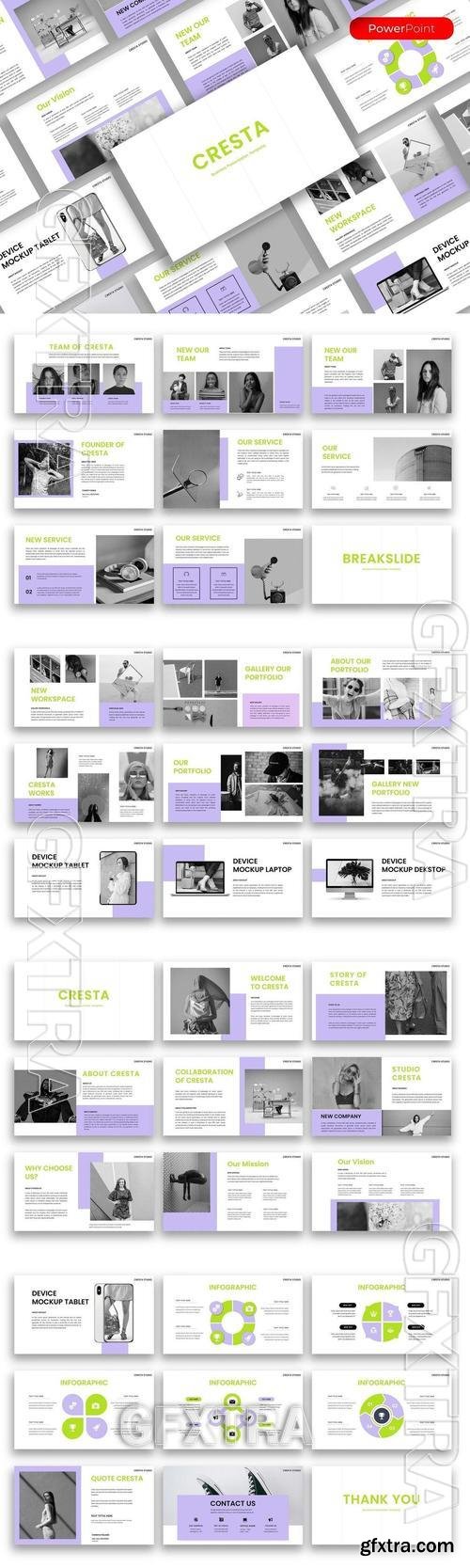 Cresta - Business PowerPoint Template B3WKTU4