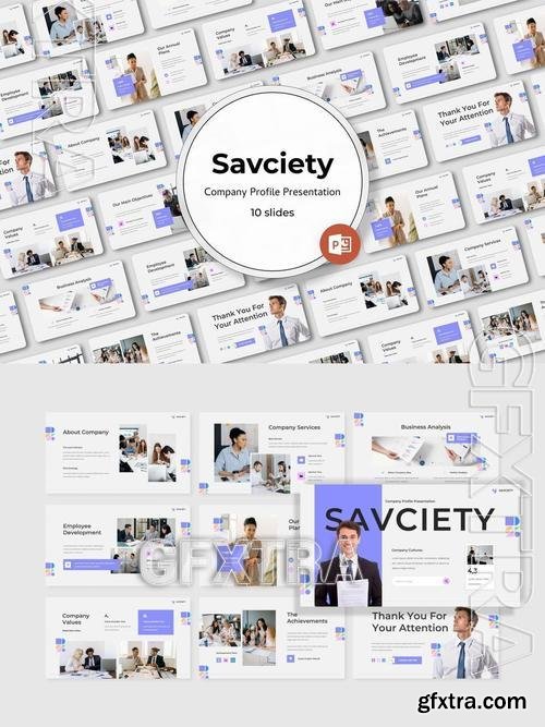 Savciety - Company Profile Powerpoint ZQ2JY8T