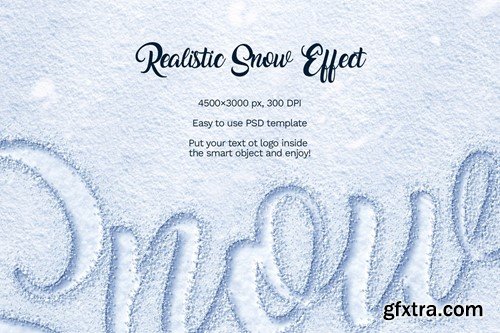 Snow Effect Template YG8CFUE