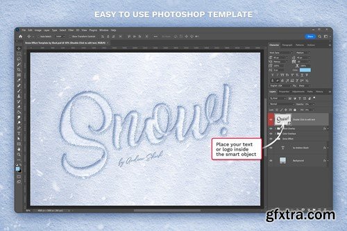 Snow Effect Template YG8CFUE