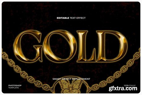 Gold Text Effect ZYZEYL3