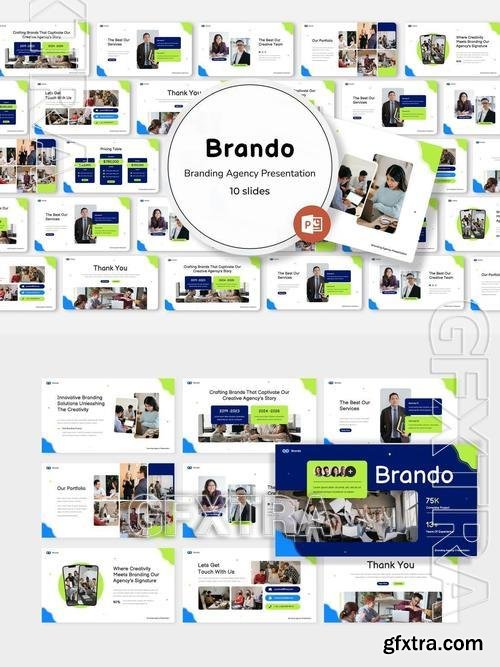 Brando - Branding Agency Powerpoint 5NSELGV