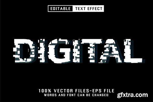 Data Editable Text Effect LJAQXYW