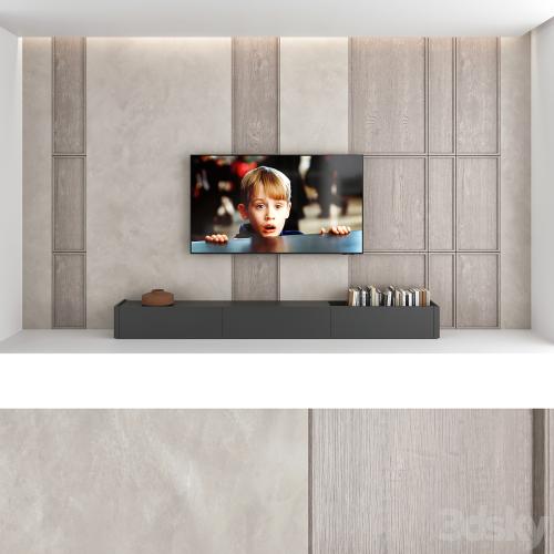 TV wall set 09