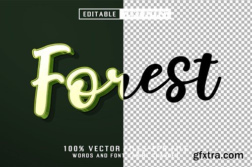 Forest 3d Text - Editable Text Effect 3VZ9PLK