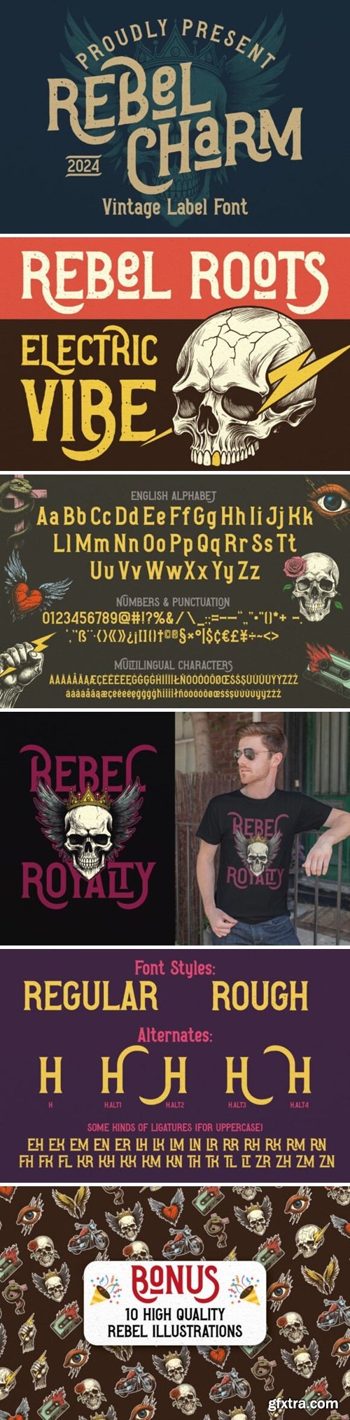 Rebel Charm Font