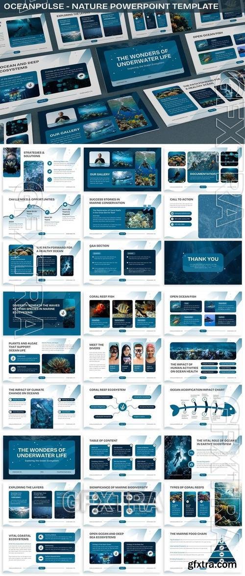 Oceanpulse - Nature Powerpoint Template NW3SR5G