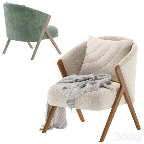 Upholstered Boucle Armchair Zara Home