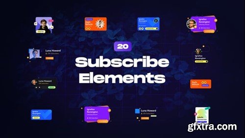 Videohive Subscribe Elements 54877072