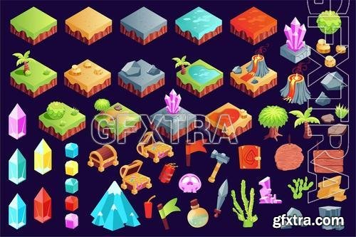 Isometric Game Landscape Set ZM9HL95