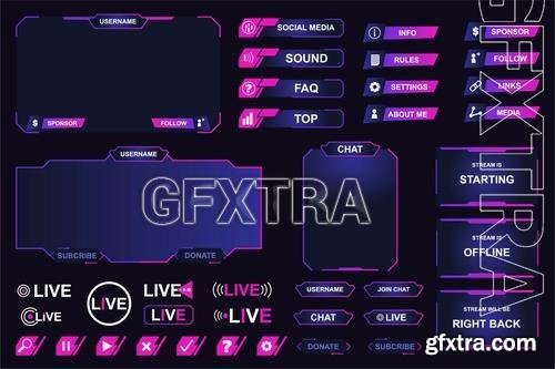 Twitch Streaming User Interface J9Q7SPQ