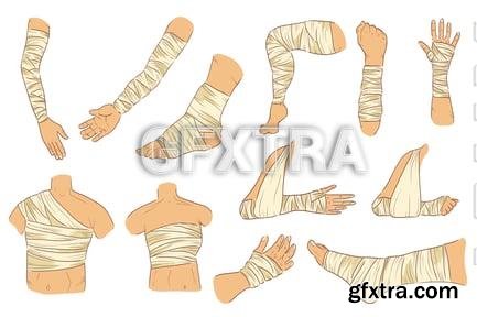 Bandaged Body Parts Set HJUE83P