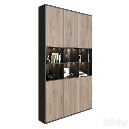 Shelving unit in modern style 01