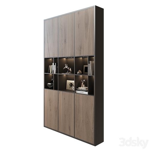 Shelving unit in modern style 01