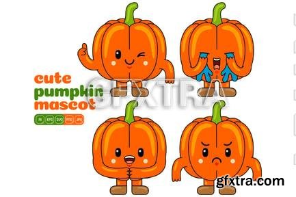 Cute Pumpkin Cartoon Vector Pack #01 EUQUYC7