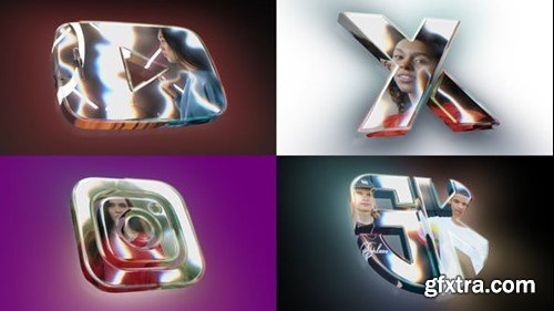 Videohive Glass Video Logo Reveal 54874887