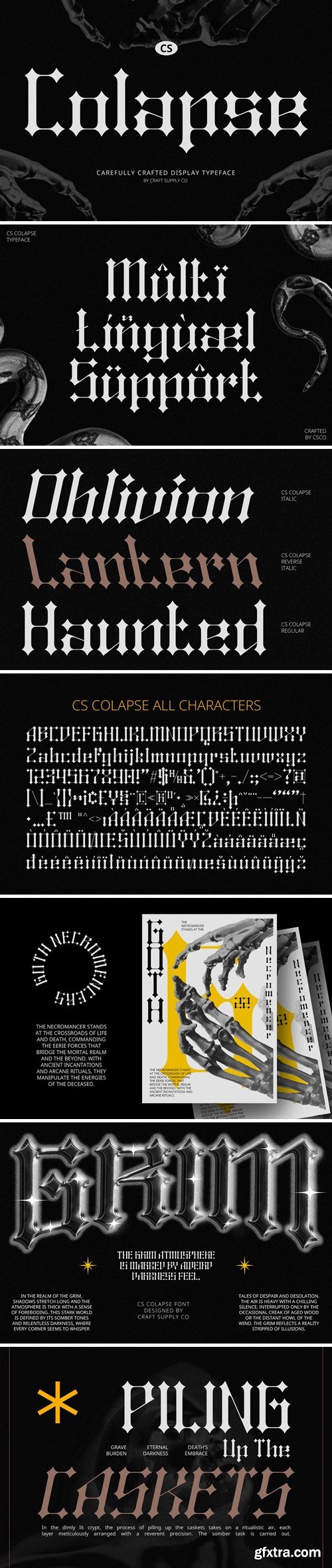 CM - CS Colapse – Gothic Font 283798825