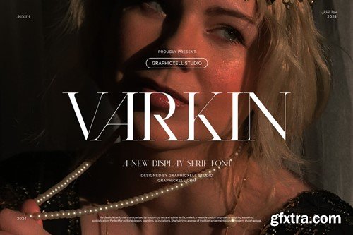 Varkin - Elegant Serif Font 4ZNJS5N