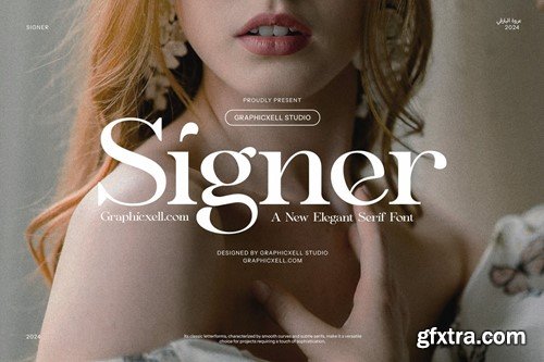 Signer - Elegant Serif Font 8ZDJVAE