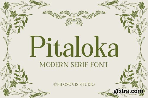 Pitaloka | Modern Serif Font BSYDDFU