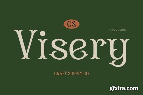 Visery – Display Font 9P59DEP