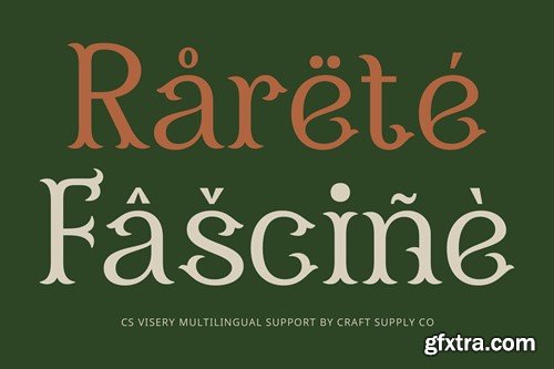 Visery – Display Font 9P59DEP