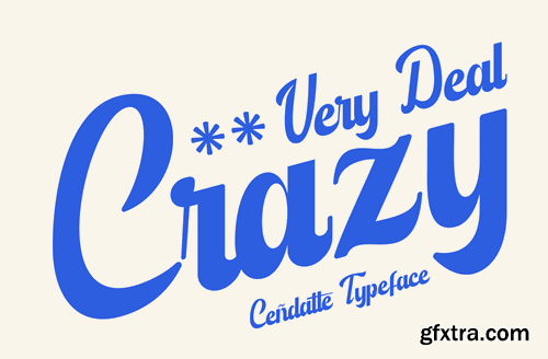 Cendatte - Script Font ZRUWANR