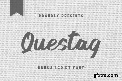 Questag - Brush Script Font XUYEFQ4