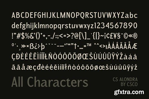 Alondra – Modern Font 6SA5393