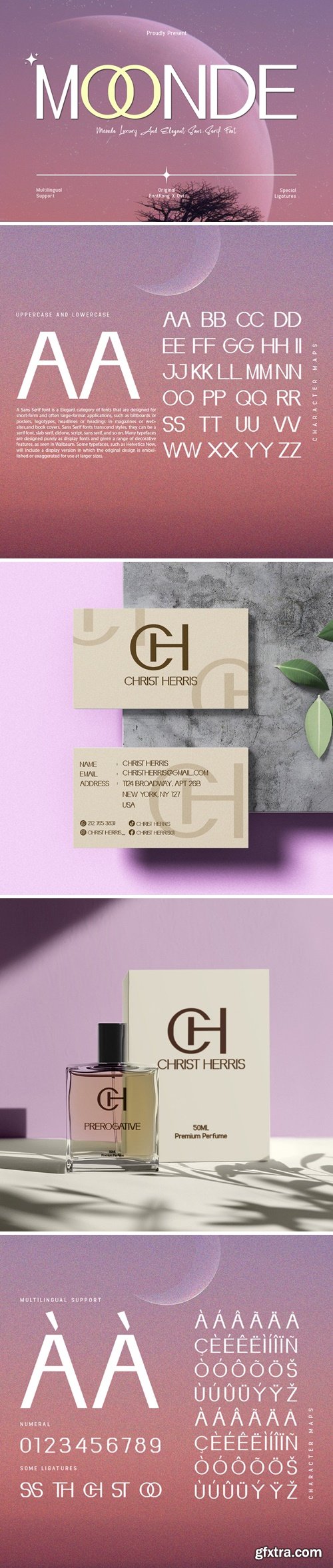 CM - Moonde – Luxury & Elegant Sans Serif 287510670