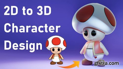 Blender 3D Character Design: Build a 3D Model from a 2D Reference