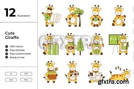 Cute Giraffe Illustration FND8CBF