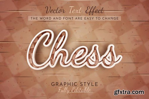 Chess Game Editable Text Effect, Graphic Style DKYJT5W