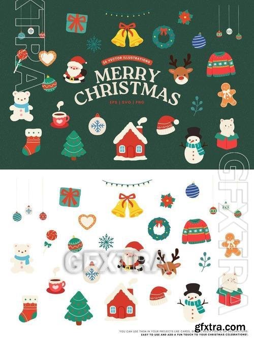 Christmas Hand drawn Illustrations MUYJTJG