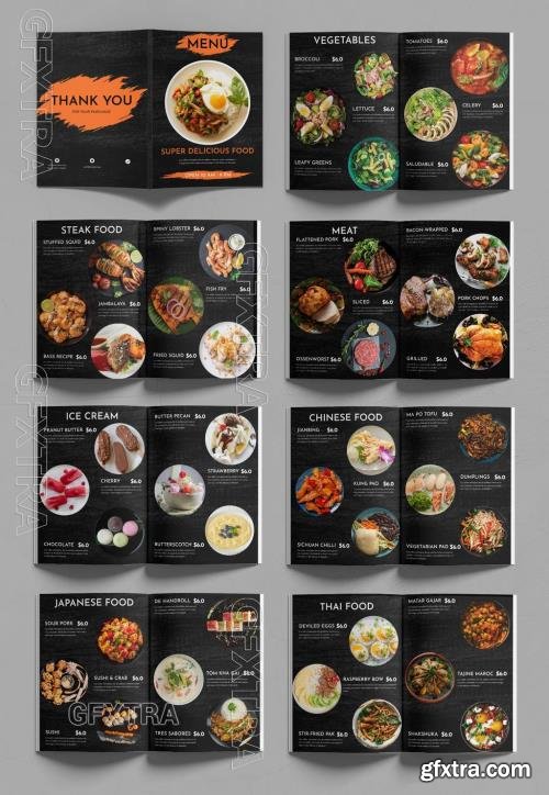 Restaurant Menu Design Templates 761170544