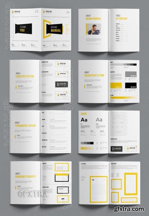 Brand Manual Template Design Layout 761170010