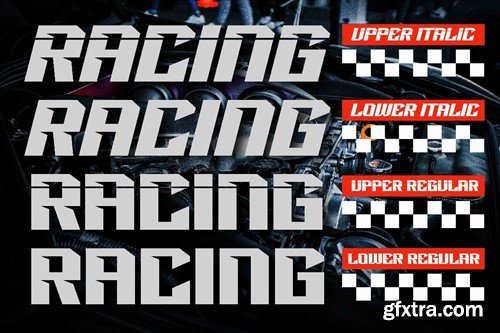 Racing Power - Racing Font PVKB7X8