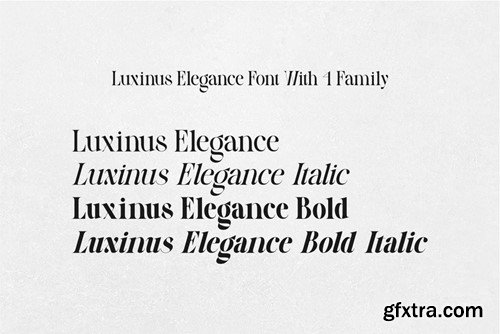 Luxinus Elegance Serif Family With Italic Font YPPBGU5