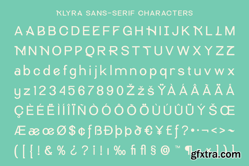 Klyra - Clean Modern Logo Font NUWHQWF