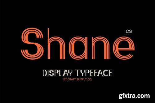 Shane – Stripe Font 8RVS8AJ